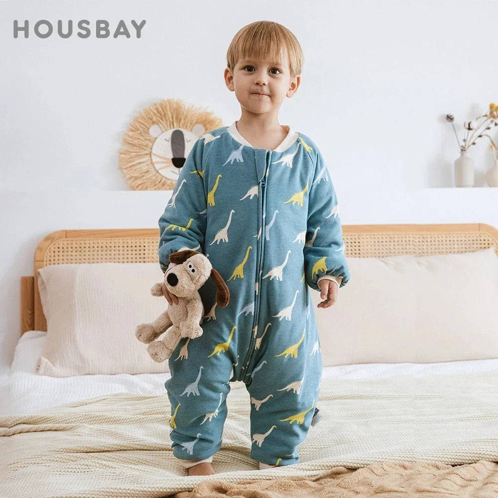 Gigoteuse d'hiver 1–4 ans – Motif dinosaure, chaude et confortable
Transformez l'heure du coucher en un moment ludique et rassurant avec cette gigoteuse épaisse et douillette, parfaite pour l’hiver. Conçue pour les en